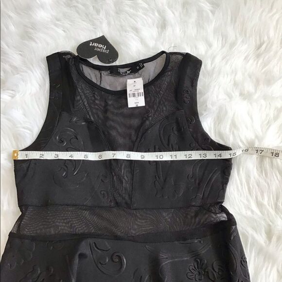 LF PAPER HEART LITTLE BLACK MINI DRESS NWT Sz 10 - Picture 4 of 10